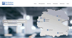 Desktop Screenshot of city-parkhaus.de